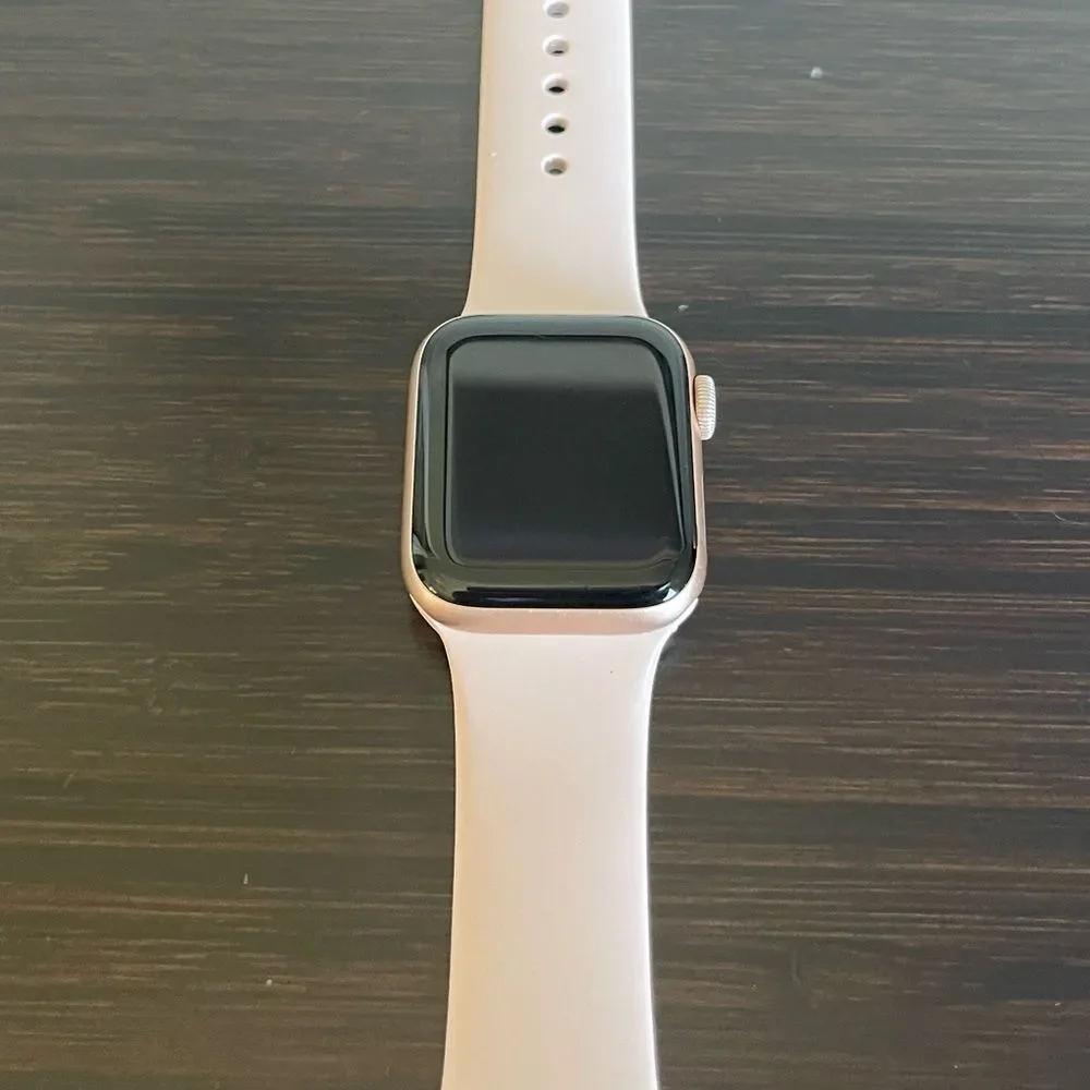 Apple Watch (Series 6) Wifi Only - 40 mm-Aluminium Gold - Sport band Pink